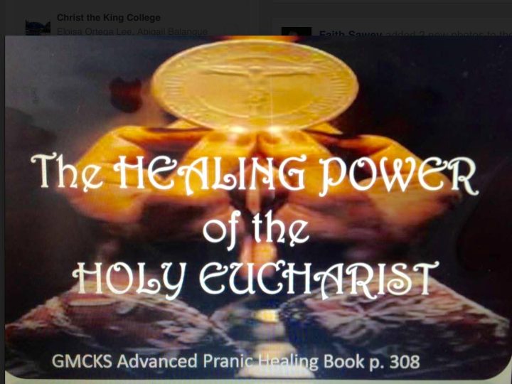 The Healing Power of the Holy Eucharist